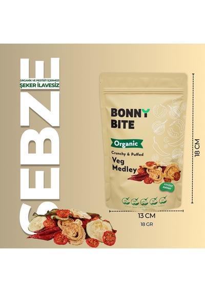 Kurutulmuş Karışık Sebze Atıştırmalığı 18gr Diğer