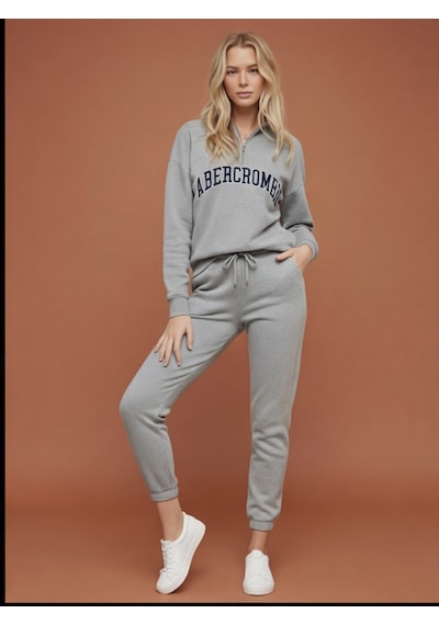 Modeva Global Kadın Açık Gri Yarım Fermuarlı Eşofman Takımı 3 İplik, Rahat Kesim, Günlük & Spor Açık Gri Modeva Global Kadın Açık Gri Yarım Fermuarlı Eşofman Takımı 3 İplik, Rahat Kesim, Günlük & Spor Açık Gri
