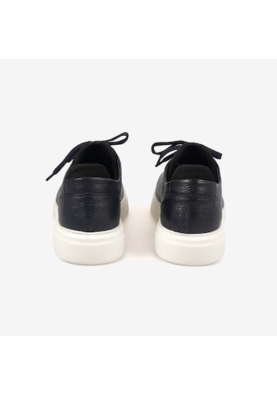 Kemal Tanca Erkek Eva Taban Hakiki Deri Bağcıklı Spor & Sneaker Ayakkabı S505 Lacivert