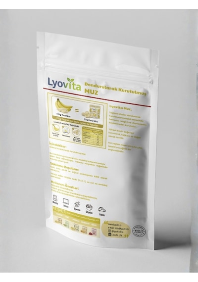 Muz Dondurularak Kurutulmuş Freeze Dried 30 G