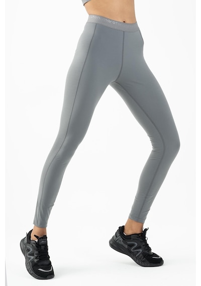 Maraton Active Slimfit Kadın Fitness Açık Antrasit Tayt 22259-açık Antrasit Açık Antrasit