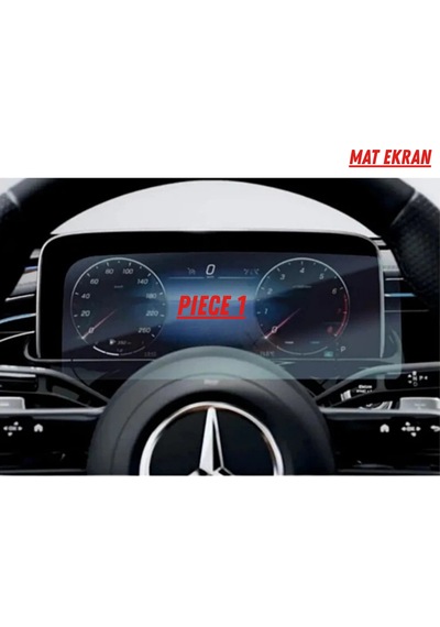 Mercedes E180 2026 Hayalet Gösterge Ve Multimedya Uyumlu Set Mat Ekran Koruyucu