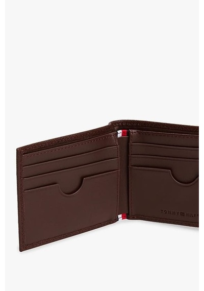 Tommy Hilfiger Erkek Flag Mini Cüzdan - Kahverengi Renkli