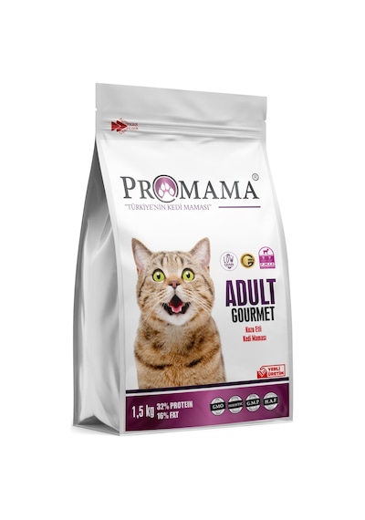 Promama Gurme Kuzu Etli Yetişkin Kedi Maması 1500 G
