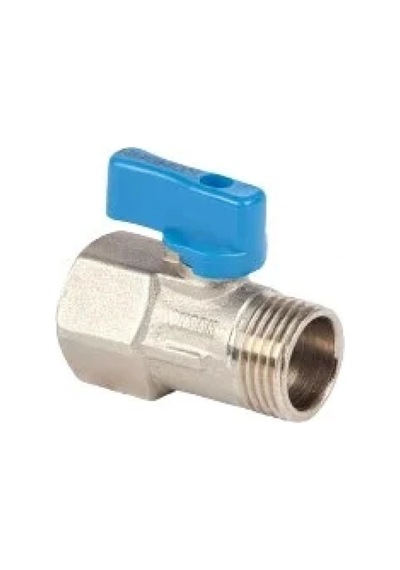 Mini Küresel Vana Erkek Dişi Mavi 3/8
