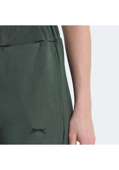 Slazenger VETERAN RBN Kadın Cepli Haki Eşofman Altı