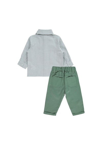 Civil Baby Erkek Bebek Dinozor Nakışlı 6-18 Ay Takım - Haki