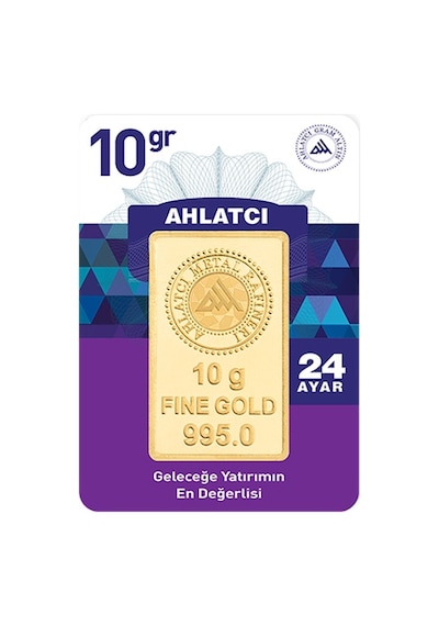 Ahlatcı Kuyumculuk 24 Ayar Külçe Altın 10 G