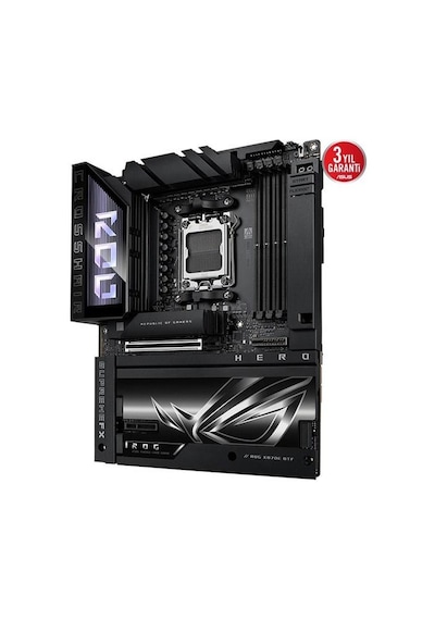 Asus Rog Crosshaır X870e Hero Btf Wıfı7 Ddr5 Hdmı-dp Typec Pcıe 5.0 Am5 Atx
