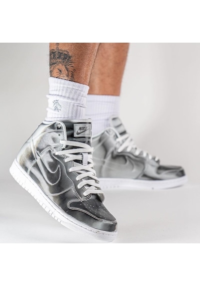 Nike Dunk High X Clot 'flux' Kadın Sneakers Dh4444-900 Gri