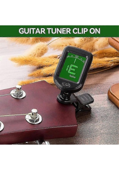 Klipli Dijital Gitar Tuner, Çeşit Aletli Tuner Kartya İle