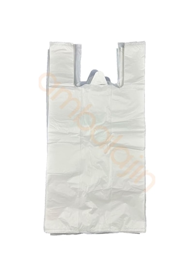 Kalın Beyaz Poşet Büyük Boy Hışır Atlet Poşet Market Manav Poşeti Çöp Poşeti 1 Kg Diğer