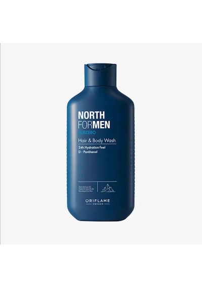 North For Men Subzero Saç Ve Vücut Şampuanı Tüm Saçlar