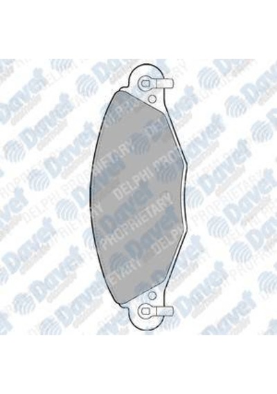 Fren Balatası On 168.8mm Kablolu C5 2.0 16v 04-