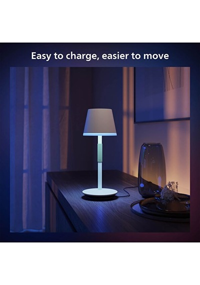 Philips Hue Go Belle Beyaz Taşınabilir Masa Lambası Beyaz