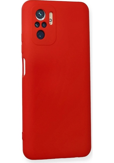 Uryport Xiaomi Redmi Note 10 Kılıf Nano İçi Kadife Silikon - Kırmızı
