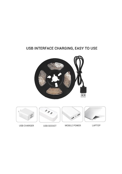 Tam Spektrum Bitki Büyütme Şerit Işık 5v Usb Uç 3 Mt Dış Mekan