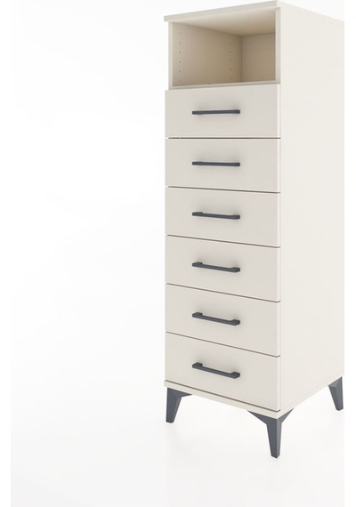 Hyperion Dolap Tek Raflı 6 Çekmeceli 44x44x134 Aytaşı-aytaşı Aytaşı