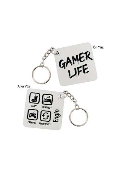 Gamer Life Isimli Kişiye Özel Oyuncu Hediye Seti