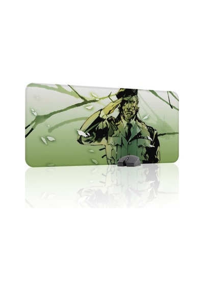 Metal Gear Solid Kaymaz Dikişli Kauçuk Oyuncu Mousepad V5 - 90x40 Xxl Gaming Mouse Pad Fare Altlığı