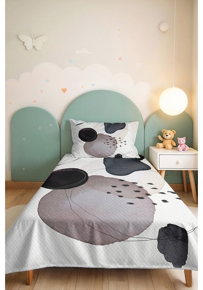 Geometrik Gri Genç Odası Tek Kişilik Pike Takımı - Antrasit Vizon 160x220 Cm Kapitone Yatak Örtüsü Naif Papatya Yansıması Geometrik Gri Genç Odası Tek Kişilik Pike Takımı - Antrasit Vizon 160x220 Cm Kapitone Yatak Örtüsü Naif Papatya Yansıması