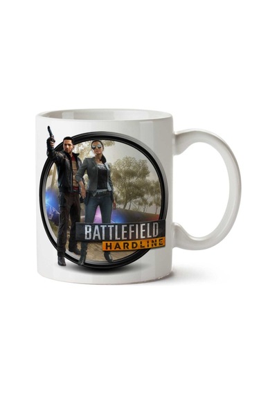 Battlefield-hardline-png-ımages.png İki Tarafı Baskılı Kupa Bardak Çok Renkli