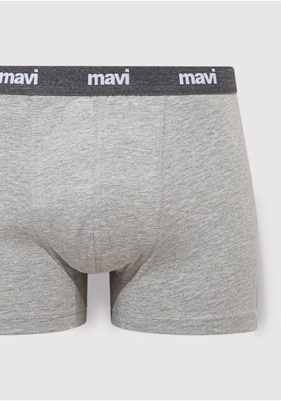 Mavi - Gri Basic Boxer 0911180-82816