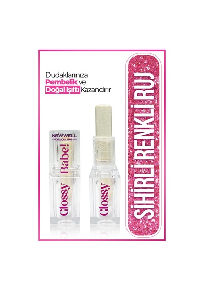 New Well Magic Of Color Transparent Lipstick Dudak Parlatıcı 5 G