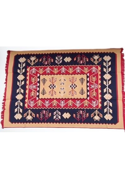 Kilim Antik 140-215 Otantik 90152 Motif Model Naturel Boya Çift Taraflı El Yapımı