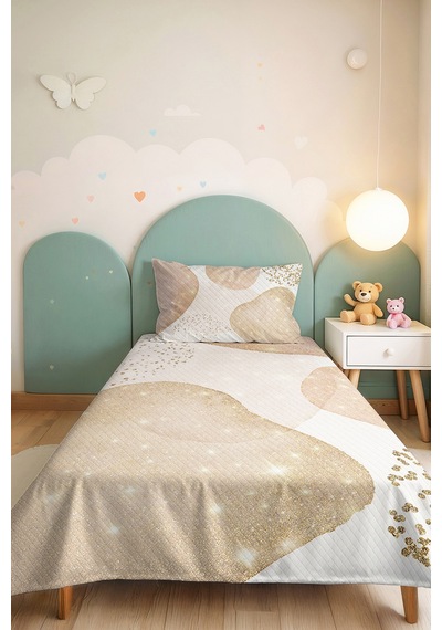 Modern Geometrik Krem Genç Odası Tek Kişilik Pike Takımı-altın Simli 160x220cm Kapitone Yatak Örtüsü Narin Kakao Solgunluğu Modern Geometrik Krem Genç Odası Tek Kişilik Pike Takımı-altın Simli 160x220cm Kapitone Yatak Örtüsü Narin Kakao Solgunluğu