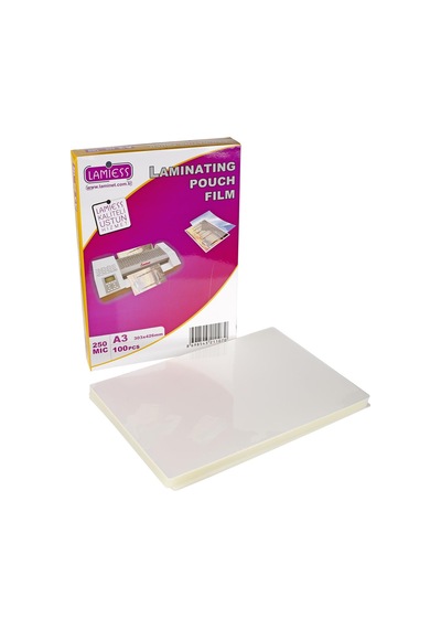 Lamiess A-3 250 Mıc.Polyester Laminasyon Filmi 100'Lü