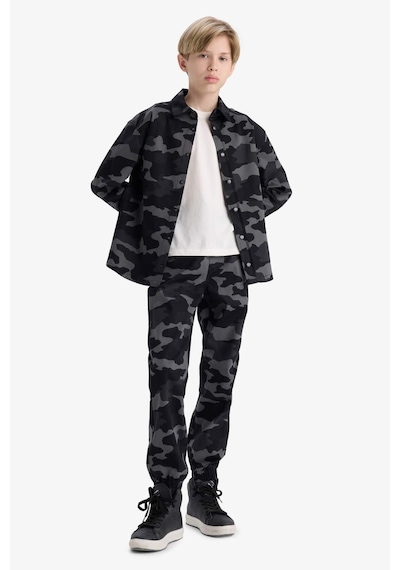 Defacto Erkek Çocuk Jogger Fit Kamuflaj Desenli Gabardin Pantolon F1175a825augr164 Gri Defacto Erkek Çocuk Jogger Fit Kamuflaj Desenli Gabardin Pantolon F1175a825augr164 Gri