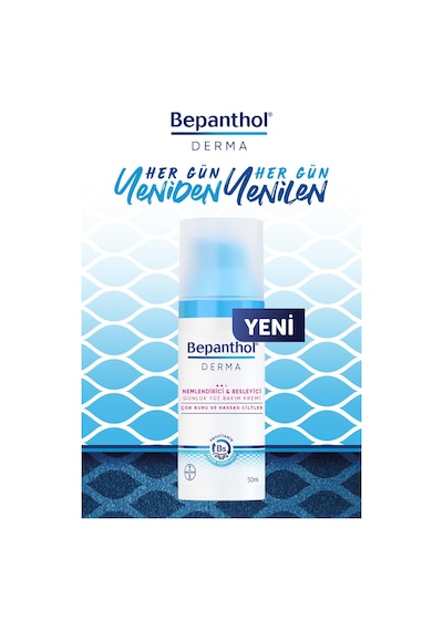 Bepanthol Derma Nemlendirici & Besleyici Günlük Yüz Bakım Kremi 50 ML