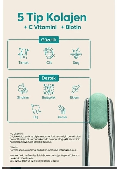 İcollagen Kolajen Ve Prebiyotik Tablet Orjinal Bandrollü 60 Tablet
