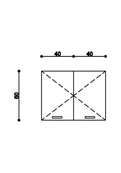 80 Cm Eylül Mutfak Üst Modül Beyaz