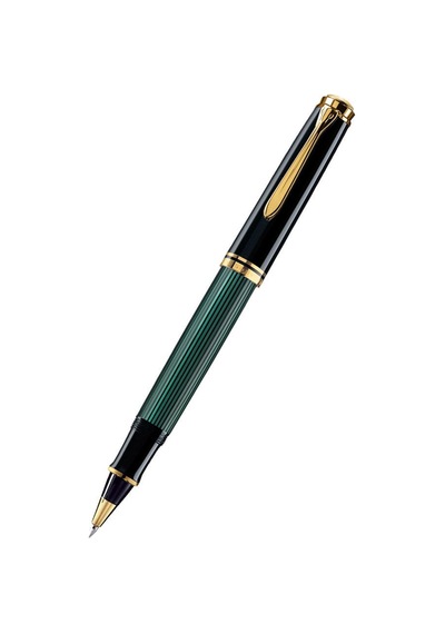 Pelikan R400 Yeşil Siyah Roller Kalem R400y Yeşil
