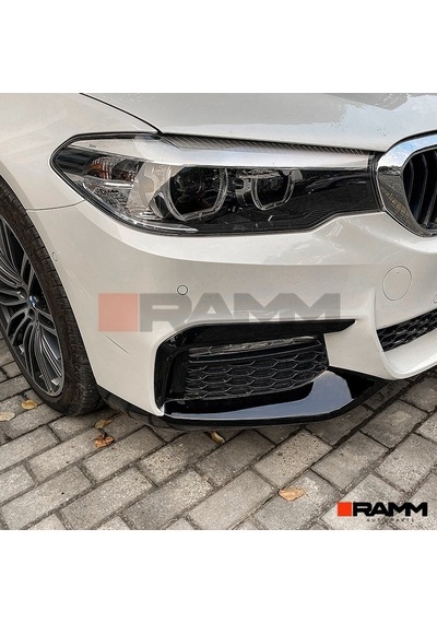 Bmw G30 M Sport Ön Tampon Flap Seti Parlak Siyah