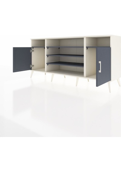 Hyperion Konsol 5 Raflı 2 Kapaklı 176x44x83 Aytaşı-antrasit Antrasit Hyperion Konsol 5 Raflı 2 Kapaklı 176x44x83 Aytaşı-antrasit Antrasit