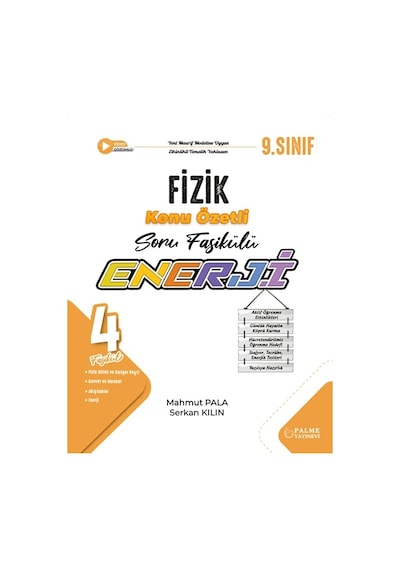 Palme Yayıncılık 9. Sınıf Fizik Enerji Konu Özetli Soru Fasikülü