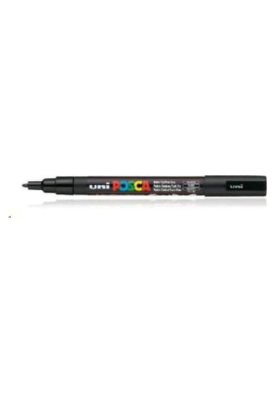 Unıball Posca 0.9-1.3 Mm Markör Kalem Siyah Diğer