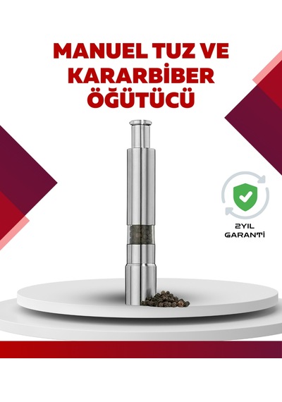 Hafif Ve Kompakt, Taşınabilir Baharat Öğütücü - Mutfak Ve Masa İçin Düz Renkli
