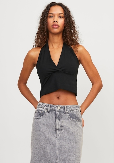 Jack & Jones Kadın Boyundan Bağlamalı Bluz - Lorelei 12252290 Black