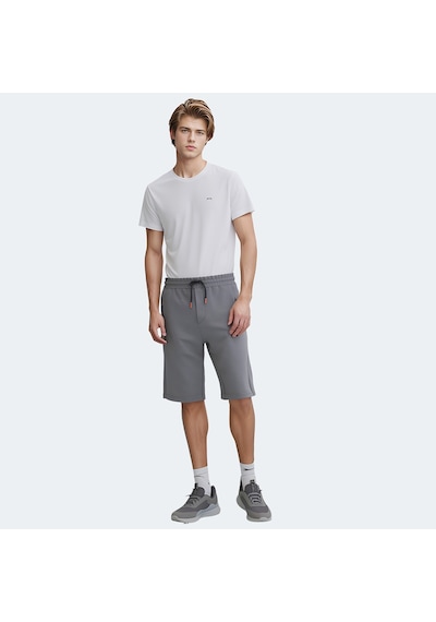 Slazenger OSAKU I Erkek Cepli Koyu Gri Şort