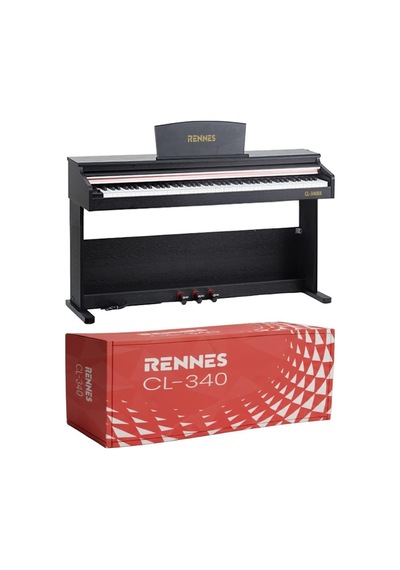 Rennes Cl-340bk Tuş Hassasiyetli 88 Tuş Dijital Piyano Profesyonel Siyah