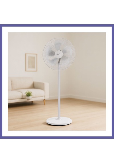 Bezos Ayaklı Vantilatör 5 Kanat 18'' Yaklaşık 45 Cm Sessiz 3 Kademe 140 Cm Nıda