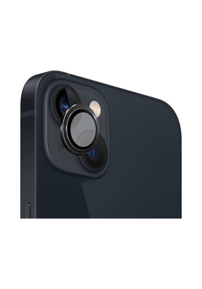 Safeus Safir Temperli Kamera Lens Koruyucu Apple Uyumlu iPhone 13 Ve Mini İle Siyah