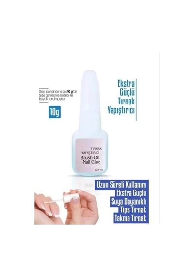 Fırçalı Tırnak Yapıştırıcı Brush-on Nail Glue 10g