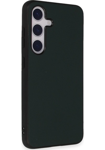 Samsung Galaxy Uyumlu S24 Kılıf Taft Kapak - Koyu Yeşil Bzsxx00 1