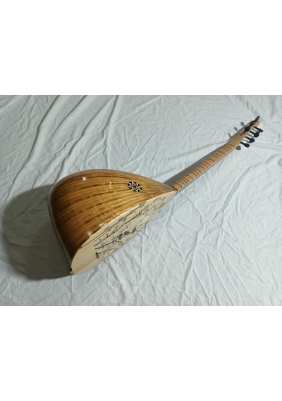 Idol Kuş Dal İşlemeli Uzun Sap Saz Tam Set