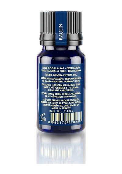 Raqun Aromaterapi Nane Uçucu Yağı 10 Ml Karışık